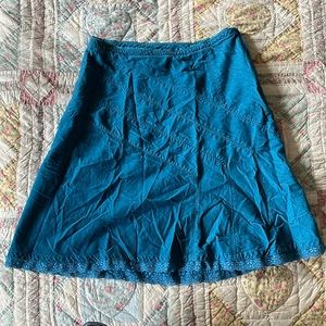 Turquoise y2k skirt